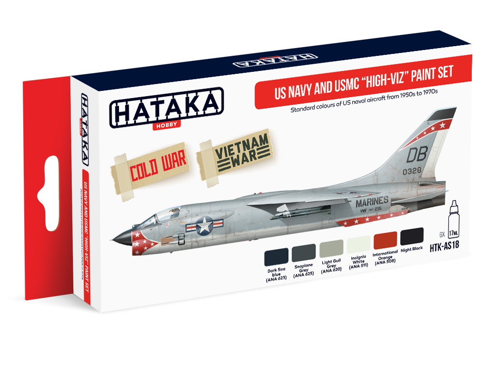 US Navy and USMC „high-viz” Paint Set