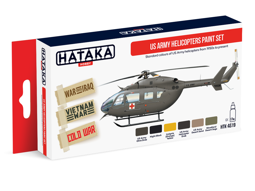 US Army Helicopters Paint Set