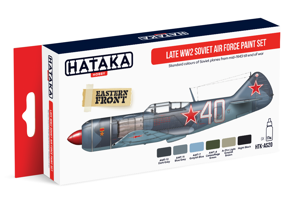 Late WW2 Soviet Air Force Paint Set
