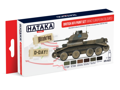 British AFV paint set (WW2 European colours)
