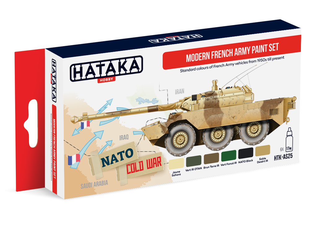 Modern French Army paint set