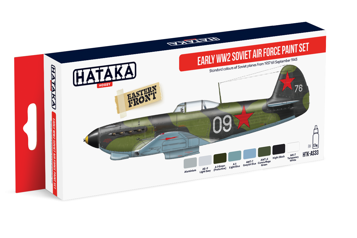 Early WW2 Soviet Air Force paint set