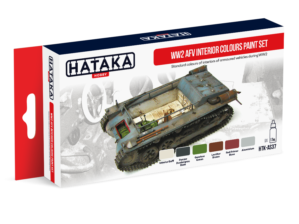 WW2 AFV Interior Colours paint set
