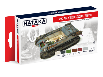 WW2 AFV Interior Colours paint set