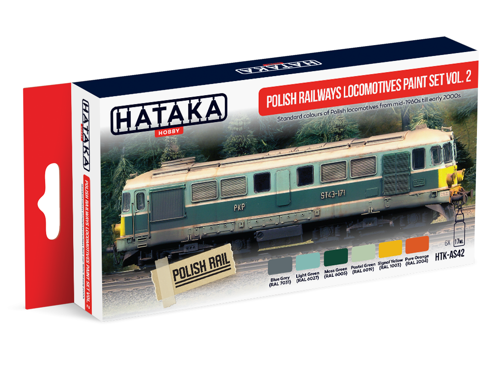 Polish Railways locomotives paint set vol. 2