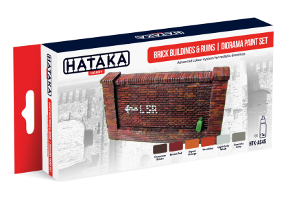 Brick buildings & ruins | diorama paint set