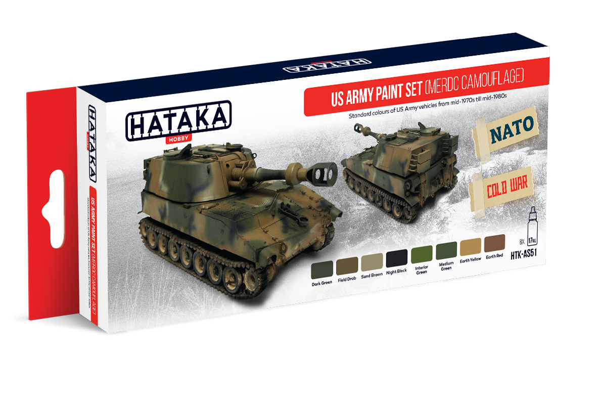 US Army paint set (MERDC camouflage)