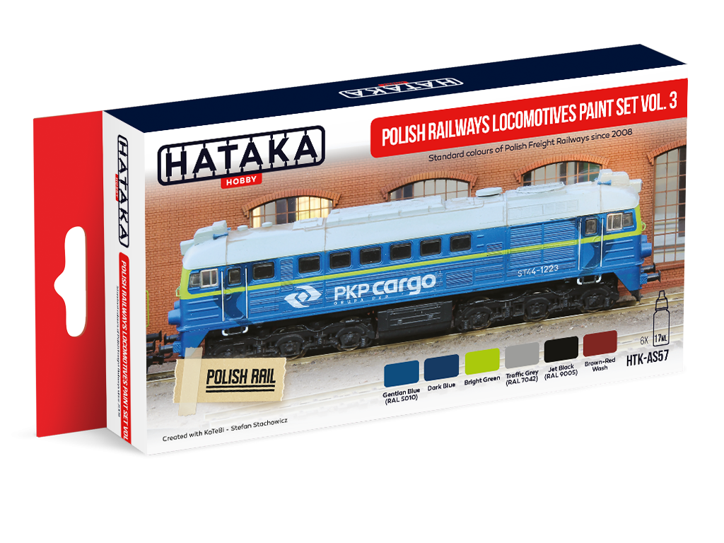 Polish Railways locomotives paint set vol. 3