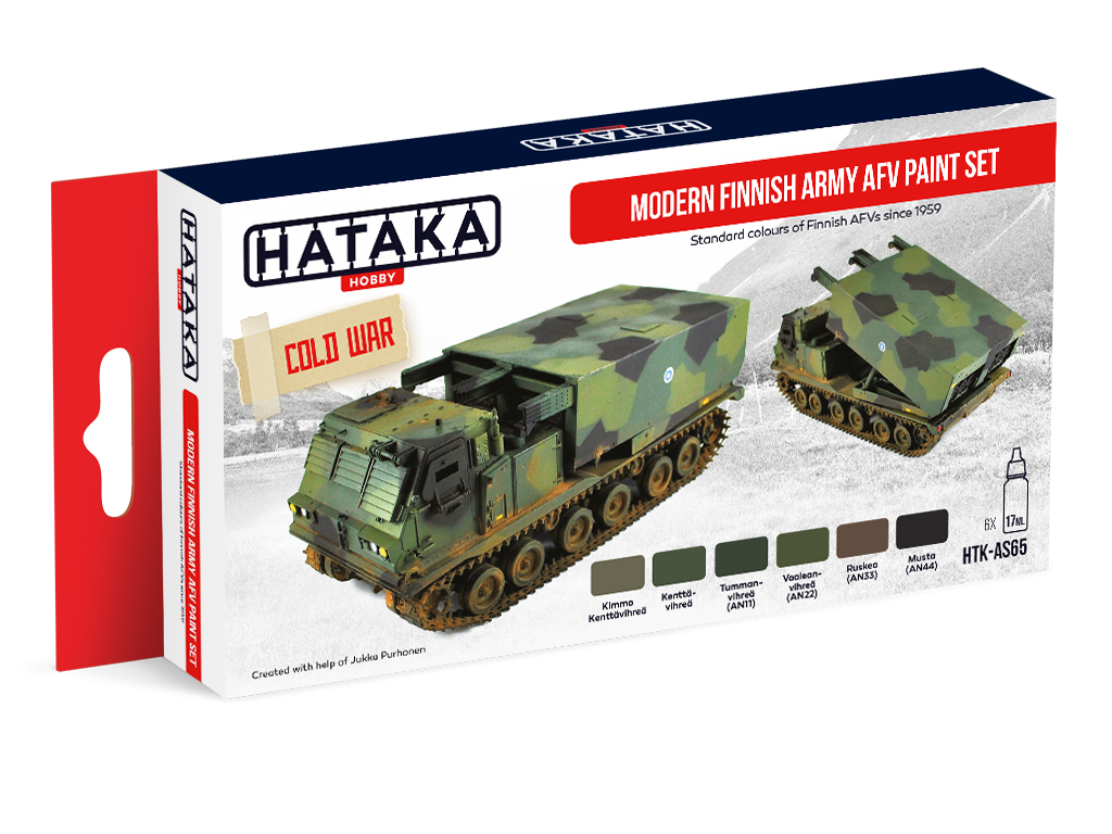 Modern Finnish Army AFV paint set