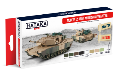 Modern US Army and USMC AFV Paint Set
