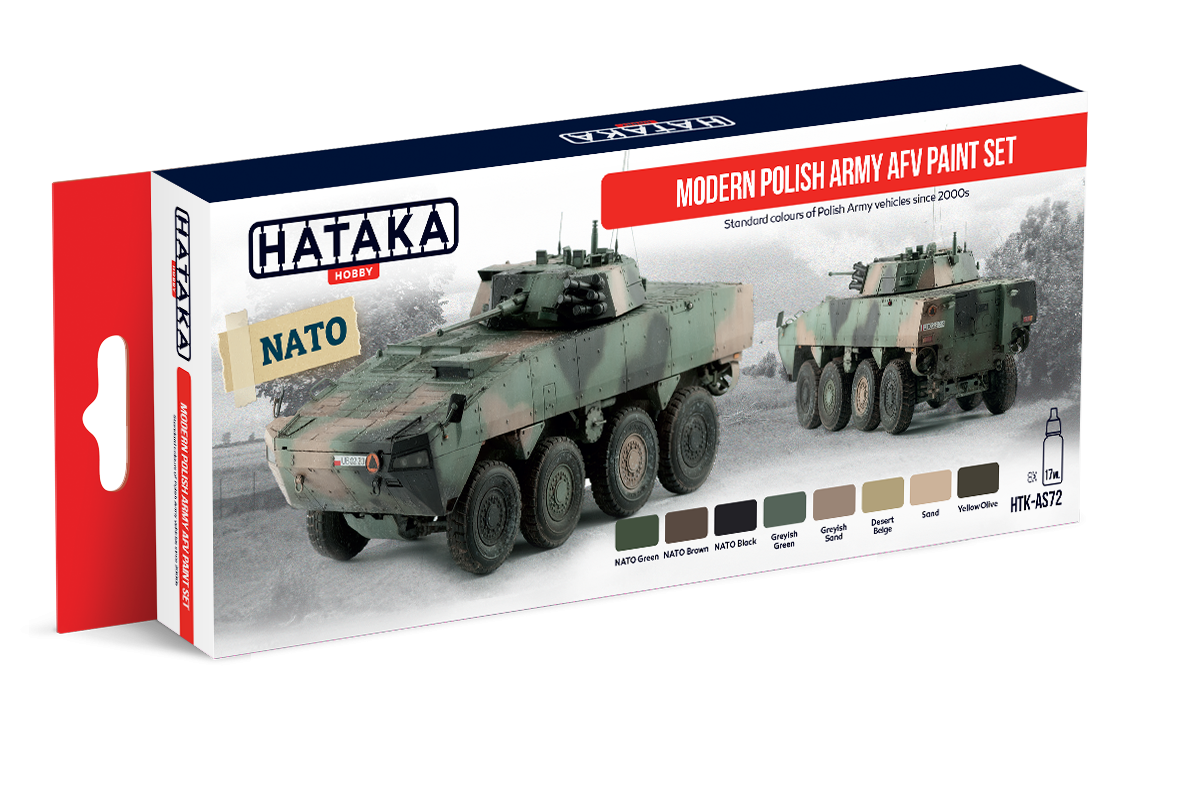 Modern Polish Army AFV Paint Set