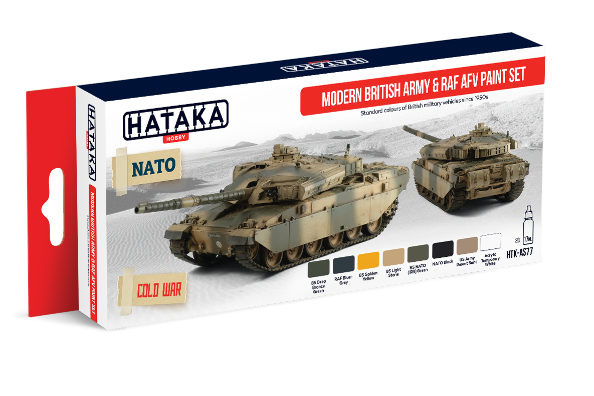 Modern British Army & RAF AFV Paint Set