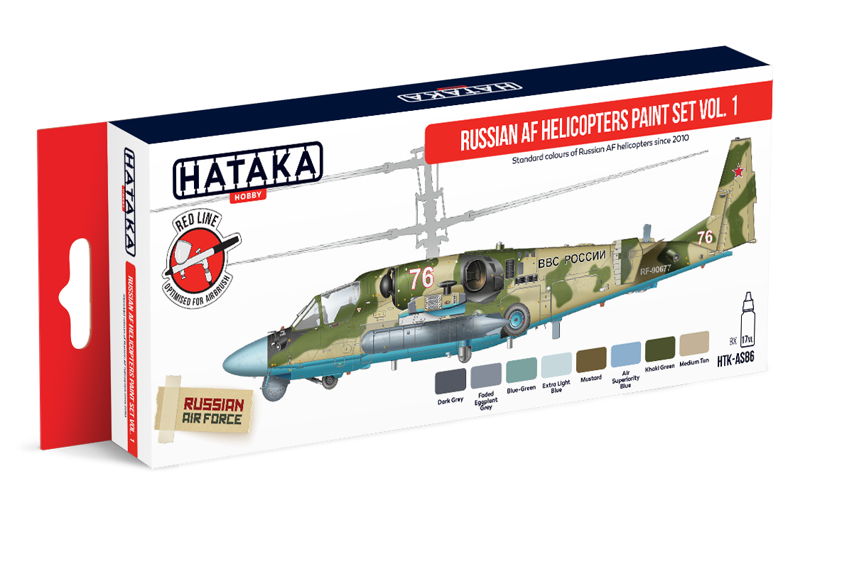 Russian AF Helicopters paint set vol. 1