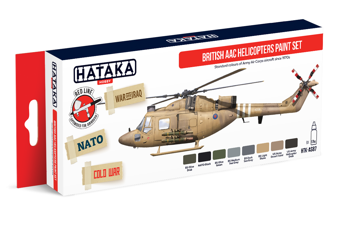 British AAC Helicopters paint set