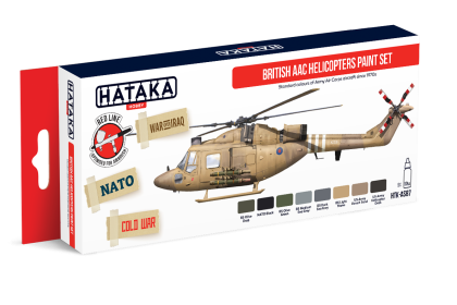 British AAC Helicopters paint set