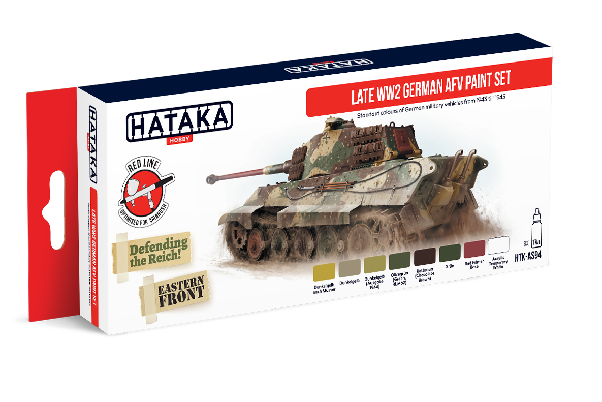 Late WW2 German AFV paint set