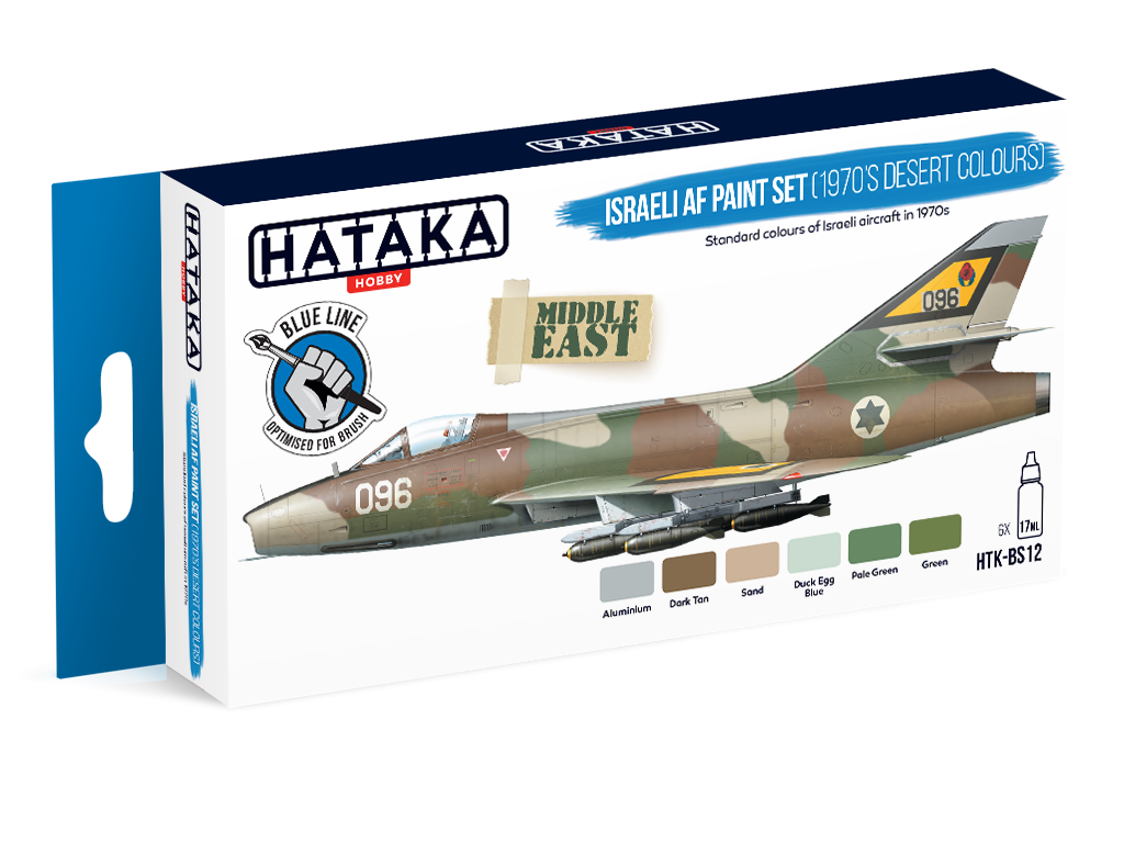 Israeli AF paint set (1970’s desert colours)