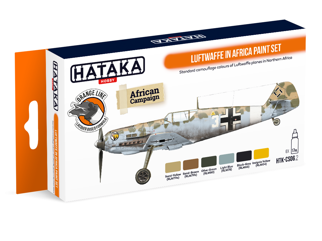 Luftwaffe in Africa Paint Set