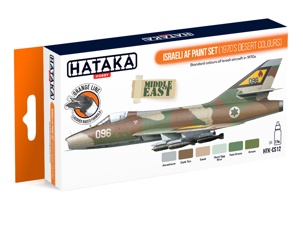 Israeli AF paint set (1970’s desert colours)