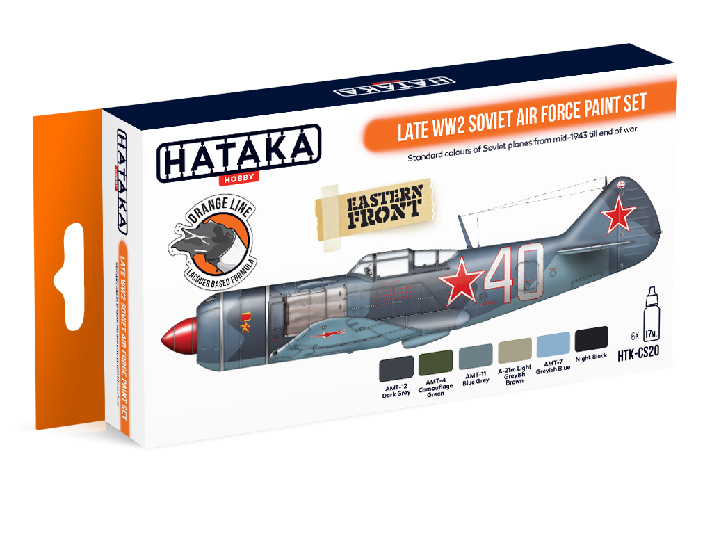 Late WW2 Soviet Air Force paint set