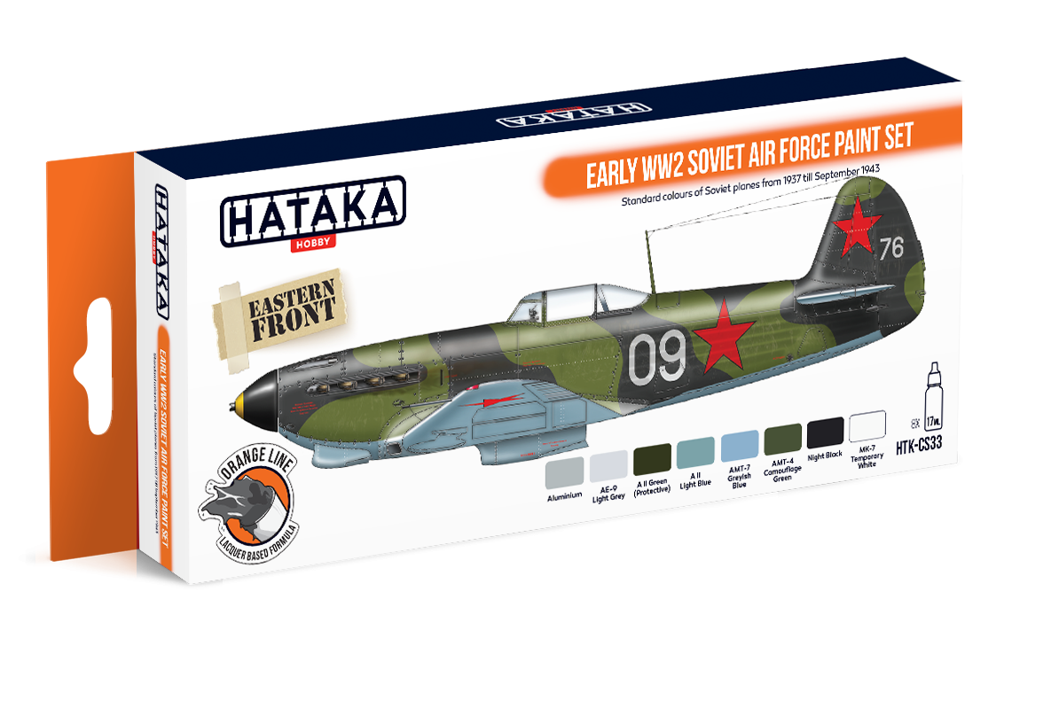 Early WW2 Soviet Air Force paint set