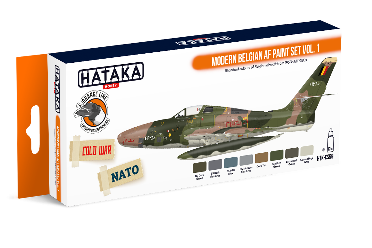Modern Belgian AF paint set vol. 1