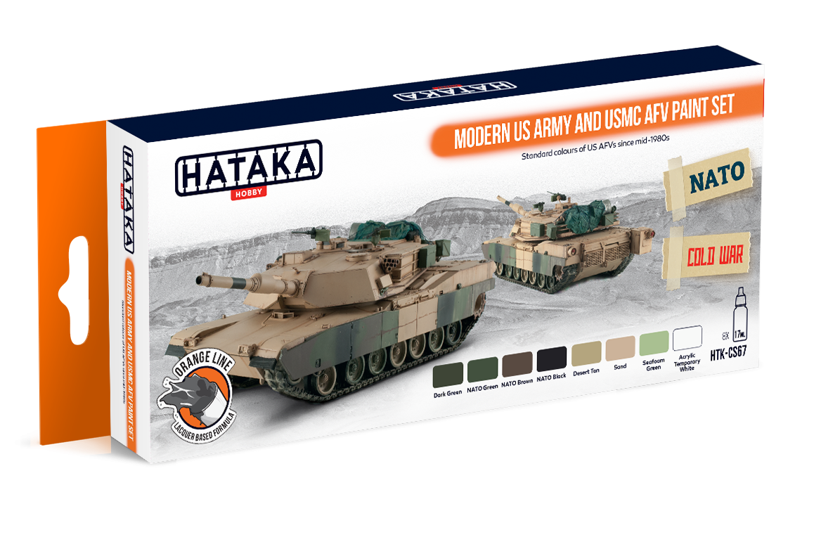 Modern US Army and USMC AFV paint set