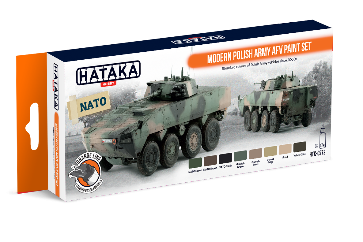 Modern Polish Army AFV paint set