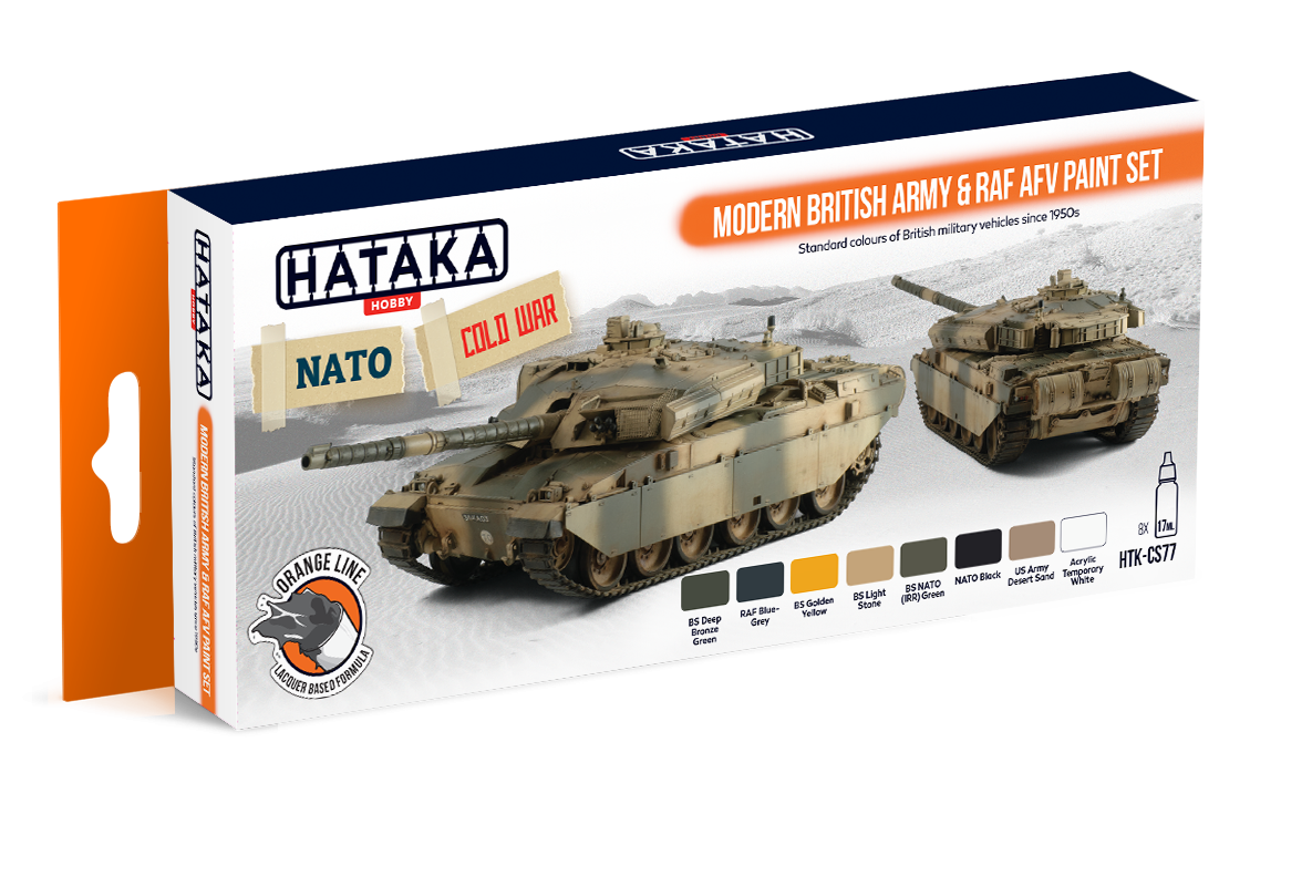 Modern British Army & RAF AFV paint set