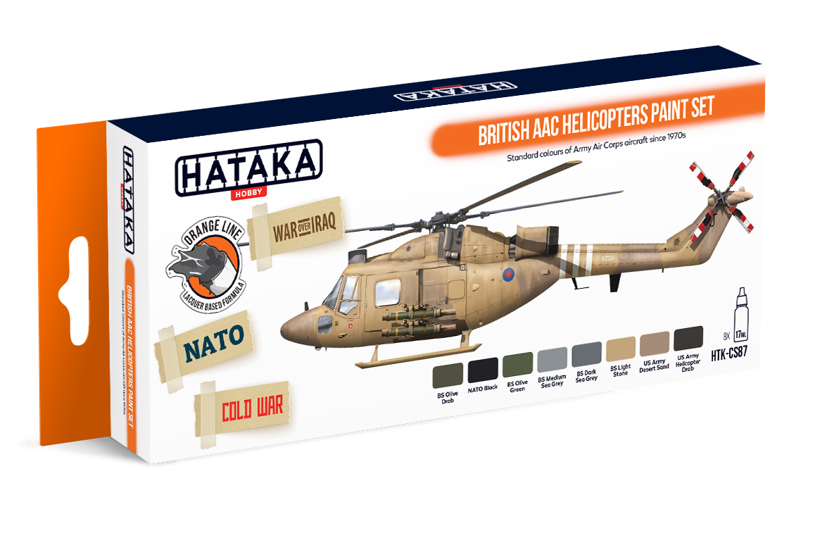 British AAC Helicopters paint set
