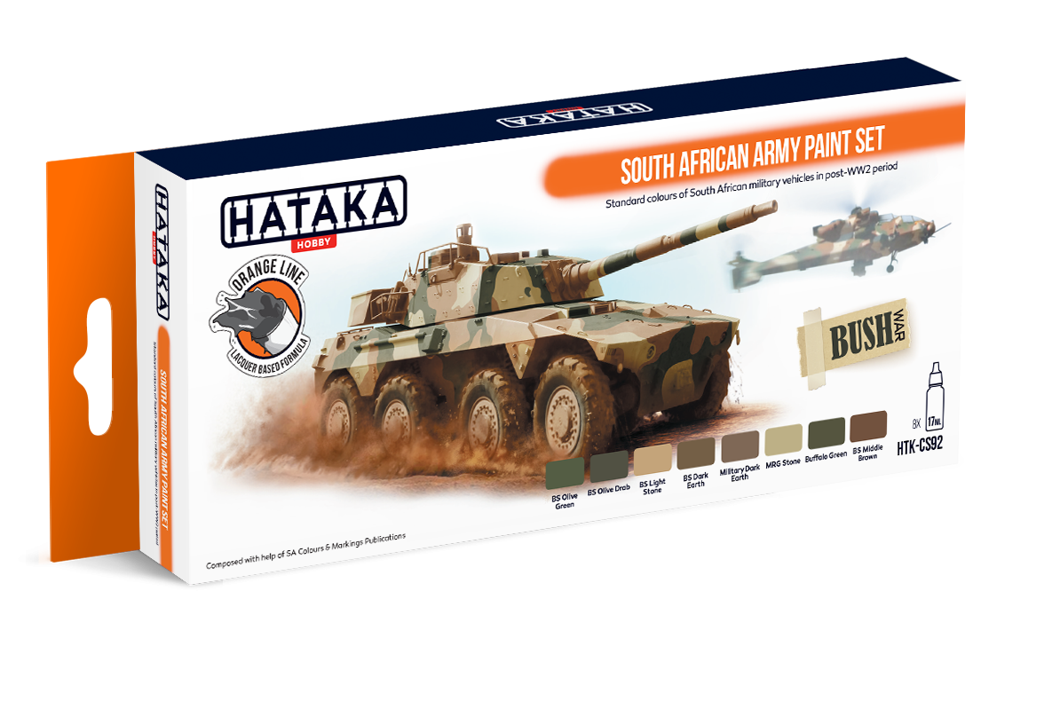 South African Army paint set
