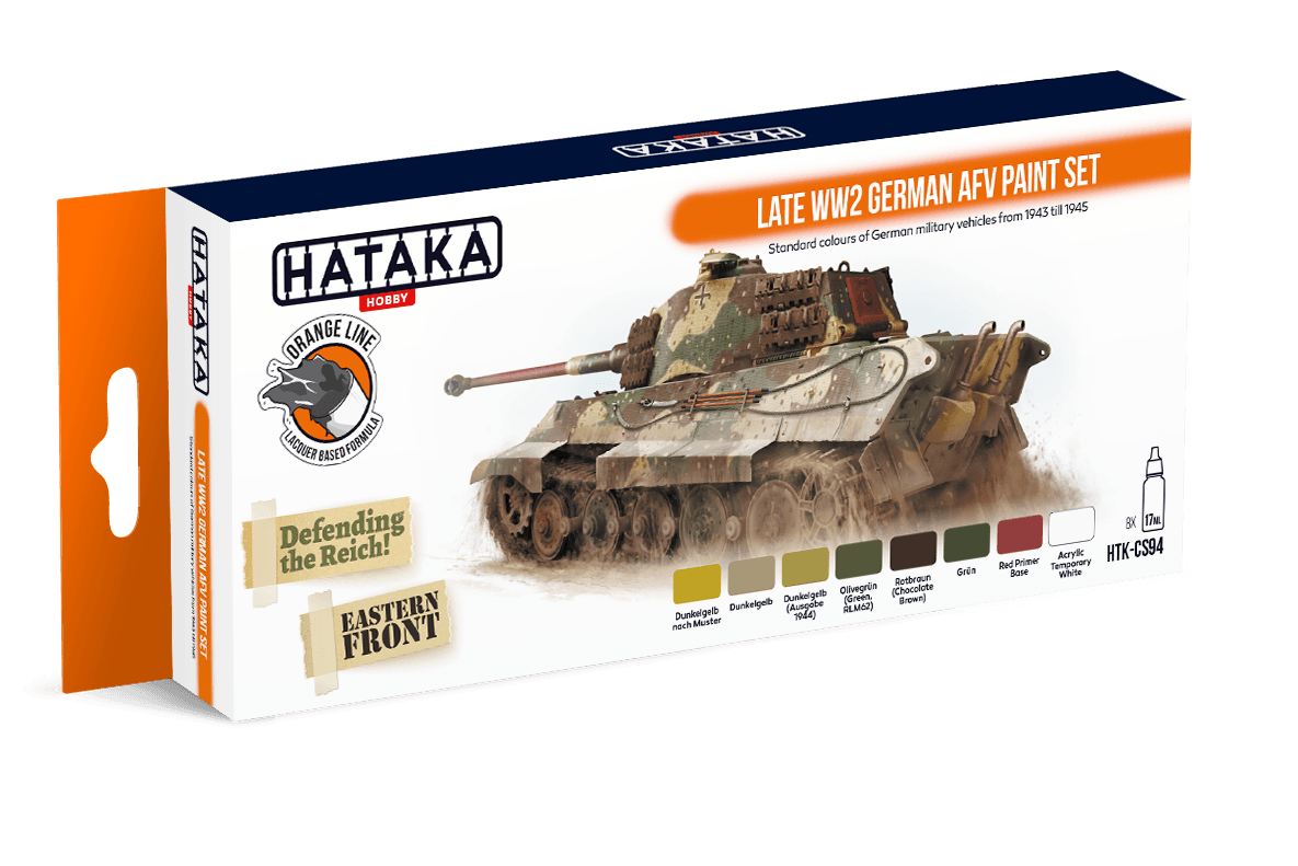 Late WW2 German AFV paint set