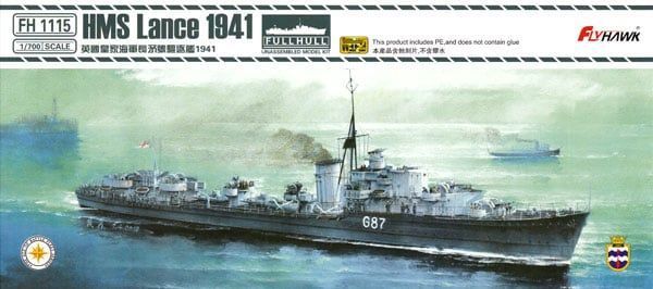 1:700 HMS Lance 1941