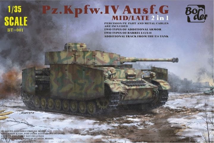 1:35 Pz.Kpfw.IV Ausf.G Mid/Late 2 in 1