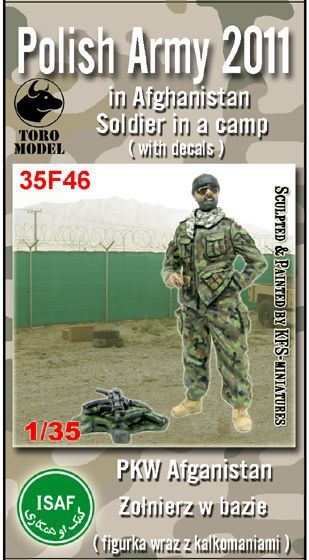 1:35 Polish Army 2011 in Afghanistan - Soldier in a camp (with decals)