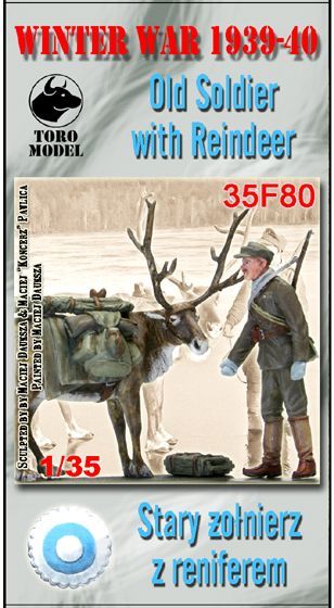 1:35 Winter War 1939-40 - Finnish Army - Old Soldier with Reindeer