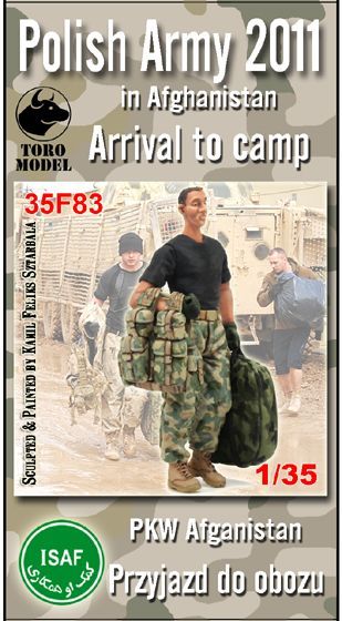 1:35 Polish Army 2011 in Afghanistan - Arrival to camp ( figurine with decals )