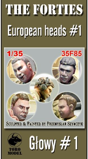 1:35 The Forties - European heads, set 1