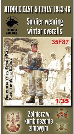 1:35 Middle East & Italy 1943-46 - Soldier wearing winter ovaralls