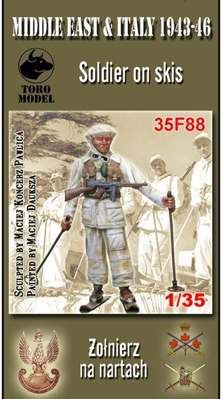 1:35 Middle East & Italy 1943-46 - Soldier on skis numer katalogowy: 35F88