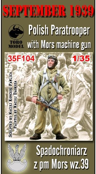 1:35 September 1939 - Polish paratrooper with Mors machine gun