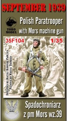 1:35 September 1939 - Polish paratrooper with Mors machine gun