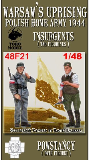 1:48 Warsaw's Uprising - Insurgents ( two figurines )