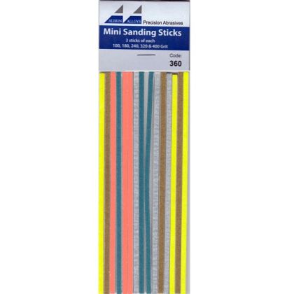15pk Mini Sanding Sticks