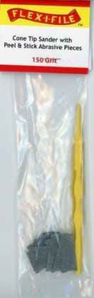 Cone Tip Sander with Peel & Stick Abrasive Pieces 150 Grit