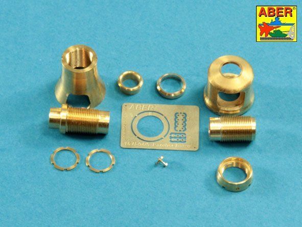 1:16 Muzzle brake for German 7,5cm barrel used on Sd.Kfz. 171 Panther, Ausf. G