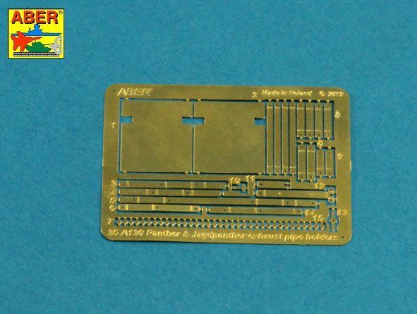 1:35 Exhaust holders for Panther D; A & G early, Jagdpanther G1 & G2 early