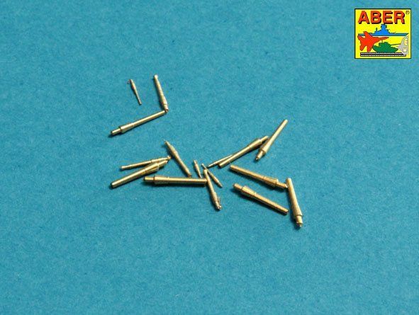 1:400 Set of barrels for Polish Destroyer ORP ''Błyskawica'' 102mm x 8; 40mm x 4; 20mm x 4