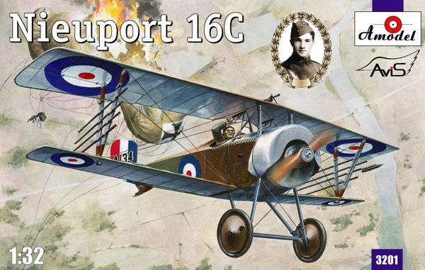 1:32 French fighter Nieuport 16C (Lt.Albert Ball)