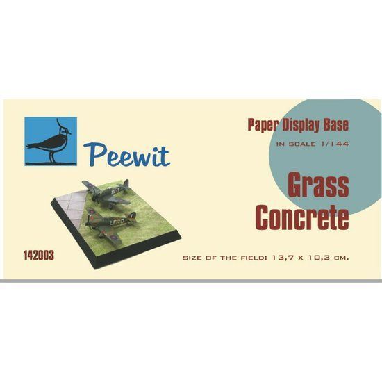 1:144 Grass - Concrete-size of the field 10,3 x 10,3 cm